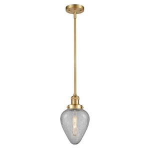Geneseo - 1 Light Stem Hung Mini Pendant In Industrial Style-8.5 Inches Tall and 6.5 Inches Wide - 1 of 1