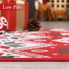 Christmas Area Rug Washable Xmas Holiday Decorative Accent Rug, Red Green - image 4 of 4