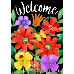 Briarwood Lane House Flag 40x28 For Outdoor Whimsy Flowers Spring House Flag Flag For Spring House Flag - 1 of 4