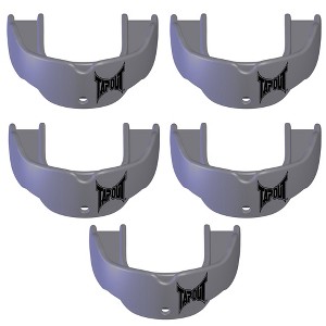 Tapout Youth Protective Sports Mouthguard with Strap 5-Pack - Silver - 1 of 1