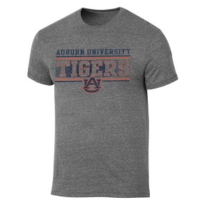 NCAA Auburn Tigers Men's Gray Tri-Blend T-Shirt - 1 of 3