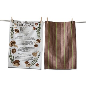 tagltd MUSHROOM SOUP RECIPE DISHTL Set of 2 - 1 of 2