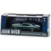 1970 Chevrolet Chevelle SS 396 Green with White Stripes "John Wick" (2014) Movie 1/43 Diecast Model Car by Greenlight - 3 of 3
