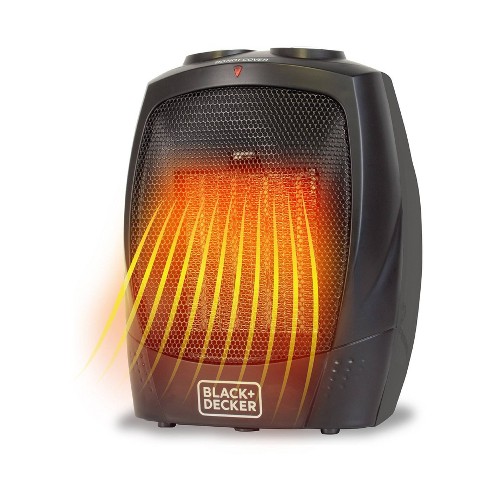 BLACK+DECKER Personal Ceramic Indoor Heater Black