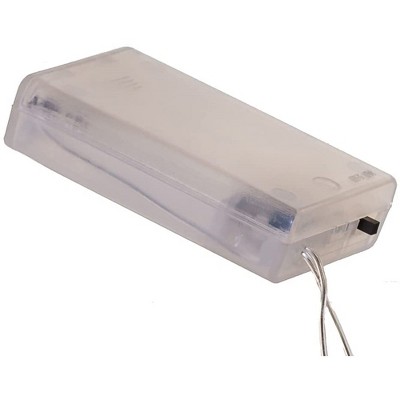 19ft Battery-Powered Warm White LED Fairy Lights