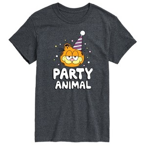 Men's - Garfield - Garfield Party Animal Short Sleeve Graphic T-Shirt - 1 of 4