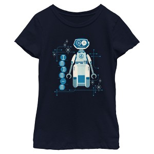 Girls The Fantastic Four: First Steps Herbie Robot T Shirt - 1 of 4