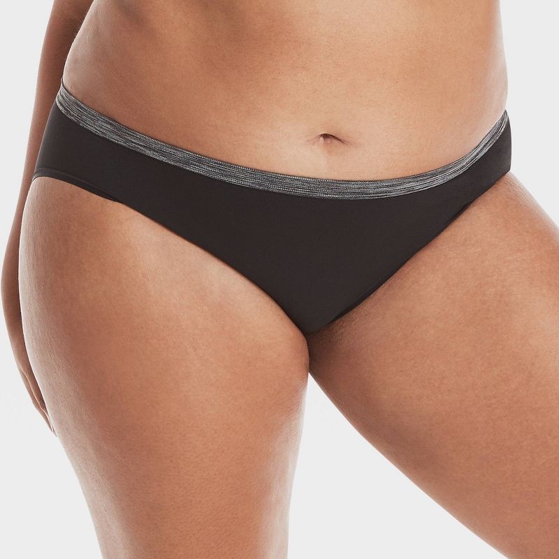 Hanes Women's 6pk Comfort Flex Fit Seamless Bikini Underwear - Colors May Vary, 3 of 5