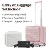 TOBILI 18" Carry On Luggage,Hard Shell Suitcase Built-In TSA Luggage Lock, Hardside Lightweight PC Travel Suitcase for Women Men - 2 of 4