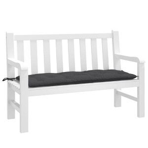 vidaXL Garden Bench Cushion Melange Anthracite 47.2"x19.7"x2.8" Fabric - 1 of 4