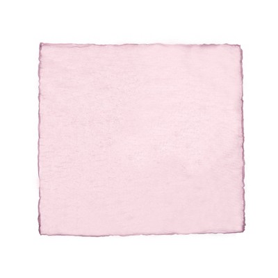 Unique Bargains Washable Polyester Place Mats Pink 12 Pcs