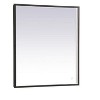 Elegant Lighting Pier 27x30 inch LED Mirror with Adjustable Color Temperature 3000K/4200K/6400K in Black - 4 of 4