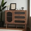 Mshliw Accent Cabinet with 3 Drawers and Door, Wooden Storage Sideboard with Shelves for Living Room, Entryway & Primary Living Spaces - 2 of 4