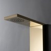 BWE 5-jet shower panel system with rain shower head and shower rail, shower tower with LED light - 4 of 4