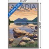 Trends International Lantern Press - Acadia National Park, Maine, Jordan Pond Framed Wall Poster Prints - 3 of 4