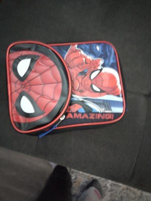 Spider-man Kids' Single Compartment Lunch Box With Zip Pocket - Blue :  Target