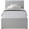 Meridian Furniture,Myles Linen Textured Fabric Twin Trundle Bed - 2 of 4