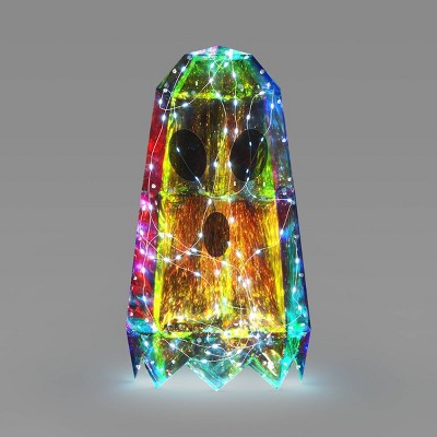 18" Narrow Iridescent Ghost 3D Novelty Modular Light Structure Cool White - Hyde and EEK! Boutique™