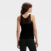 Women's Embellished Crochet Tank Top - A New Day™ - 2 of 3