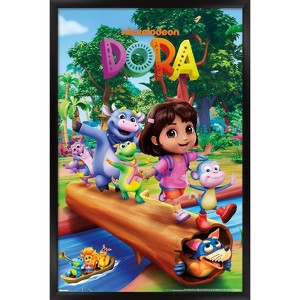 Trends International Nickelodeon Dora The Explorer (2024) - Key Art Framed Wall Poster Prints - 1 of 4
