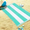 Cabana Stripe Oversized Cotton Beach Towel by Blue Nile Mills - 4 of 4