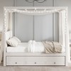 Full Size Upholstery Canopy Platform Bed with Trundle and Three Storage Drawers - 2 of 4