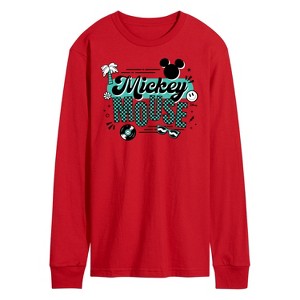 Men's - Disney - Mickey & Friends Long Sleeve Graphic T-Shirt - 1 of 3