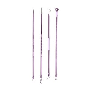 Unique Bargains Heart Facial Pimple Extractor Kit 1 Set - 1 of 4