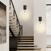 DAKAFUL Modern Raindrop Design Wall Sconce, Industrial Wall Mount Light,E12Base Stylish Accent Lighting for Bedroom, Living Room - 3 of 4