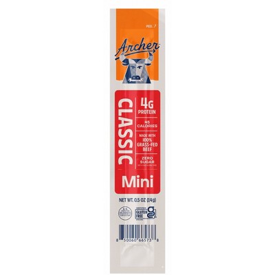 Archer Jerky Classic Beef Mini Meat Sticks - 4oz/8ct