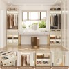 Aheaplus 80'' H Freestanding Closet Organizer with Hanging Rod, Clothes Garment Rack with Drawer and shelves - 4 of 4