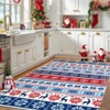 COZONY Christmas Holiday Themed Washable Non Slip Runner Rug for Hallway Kitchen Bedroom - 4 of 4