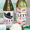 Big Dot of Happiness Let's Fiesta - Fiesta Party Decorations for Women and Men - Wine Bottle Label Stickers - Set of 4 - 2 of 4