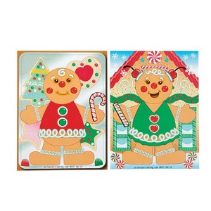 12 Gingerbread Man Sticker Sheets - 12 Pc. : Target