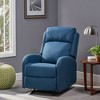Fabric Manual Rocker Recliner Chair with Lever Mechanism - 4 of 4