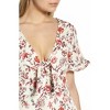Women's Floral Print Ruffle Flare Mini Dress - NSR - 4 of 4