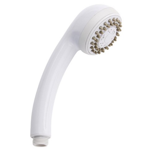 Keeney Stylewise White Plastic 3 Settings Handheld Showerhead 1.8 Gpm ...