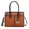 MKF Collection Livia Women's Satchel Bag Vegan Leather by Mia K - 2 of 4