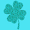 Girl's Mickey & Friends Shamrock Icon Friends Crop Top T-Shirt - 2 of 3
