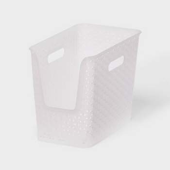 Y-Weave Narrow Easy Access Decorative Storage Basket Translucent - Brightroom™