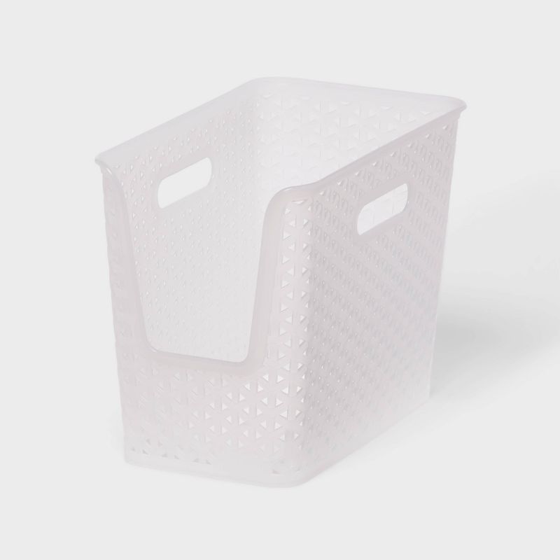 Y-Weave Narrow Easy Access Decorative Storage Basket Translucent - Brightroom&#8482;, 1 of 7