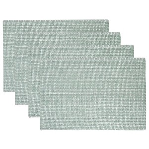 Two Tone Cotton Woven 13x19 Placemat Sets by Sweet Home Collection® - 1 of 4