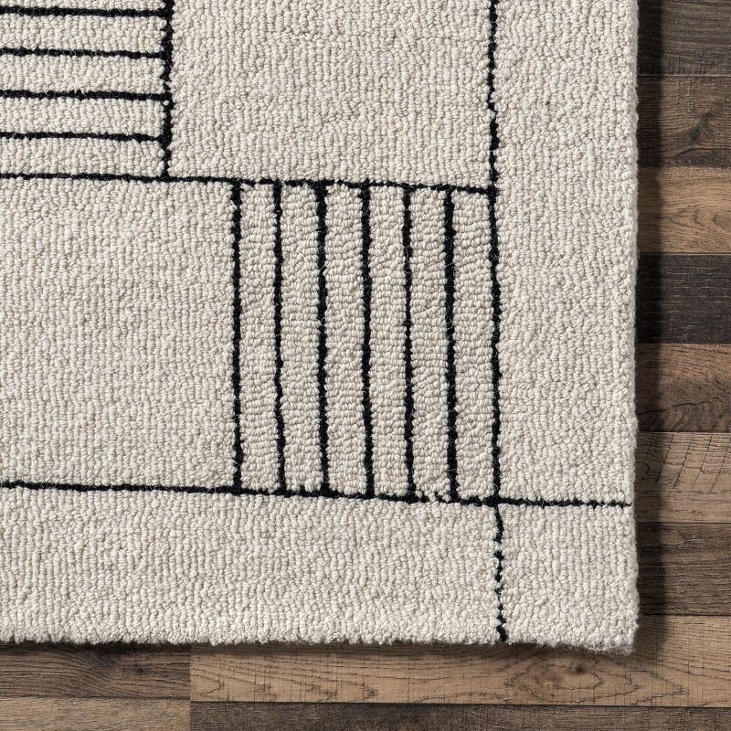 nuLOOM Danika Abstract Checkered Wool Area Rug, 6 of 11