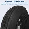 2-Pack Trailer Tire On Rim 4.80-12 480-12 4.80x12 Trailer Tires and 4 Lug on 4 in PCD 12 in Wheels Black - 4 of 4