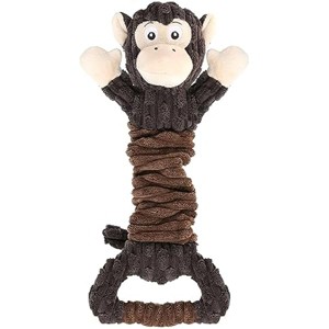 Plush Dog Toy with Crinkle Paper, Tug of War Pull Interactive Toys for Puppies to Large Dogs - 1 of 1