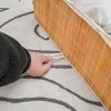 WeThinkStorage 100L Folding Fabric Underbed Storage with Lid and Handle Ivory Natural Bamboo - 4 of 4