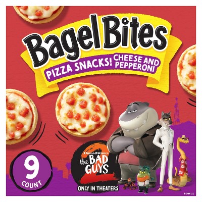 Bagel Bites Cheese & Pepperoni Mini Pizza Bagel Frozen Snacks - 7oz/9ct