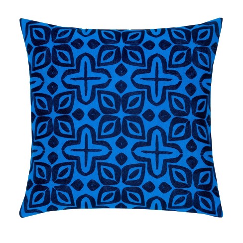 Indigo Peacock Pillow Set - Peacock Pillows 