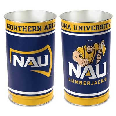 NCAA Northern Arizona Lumberjacks Tin Trash Can