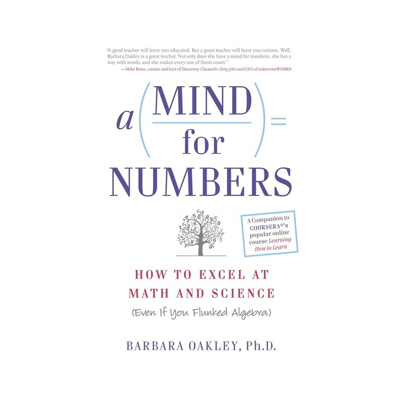 A Mind for Numbers - by  Barbara Oakley (Paperback), 1 of 2